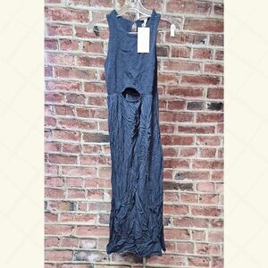 Isabel Maternity Smocked Maxi Dress – Women’s Size XS Navy Cut-Out NEW